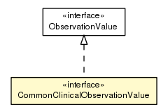 Package class diagram package CommonClinicalObservationValue